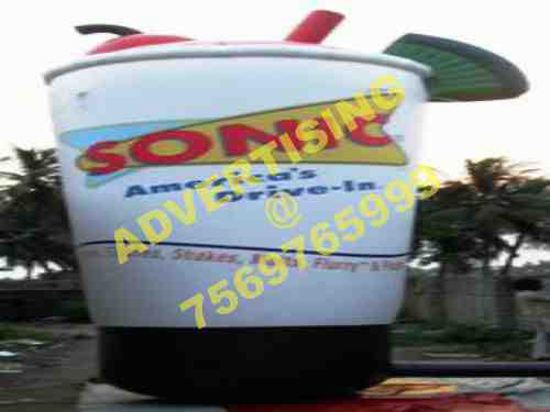 inflatable sonic cup